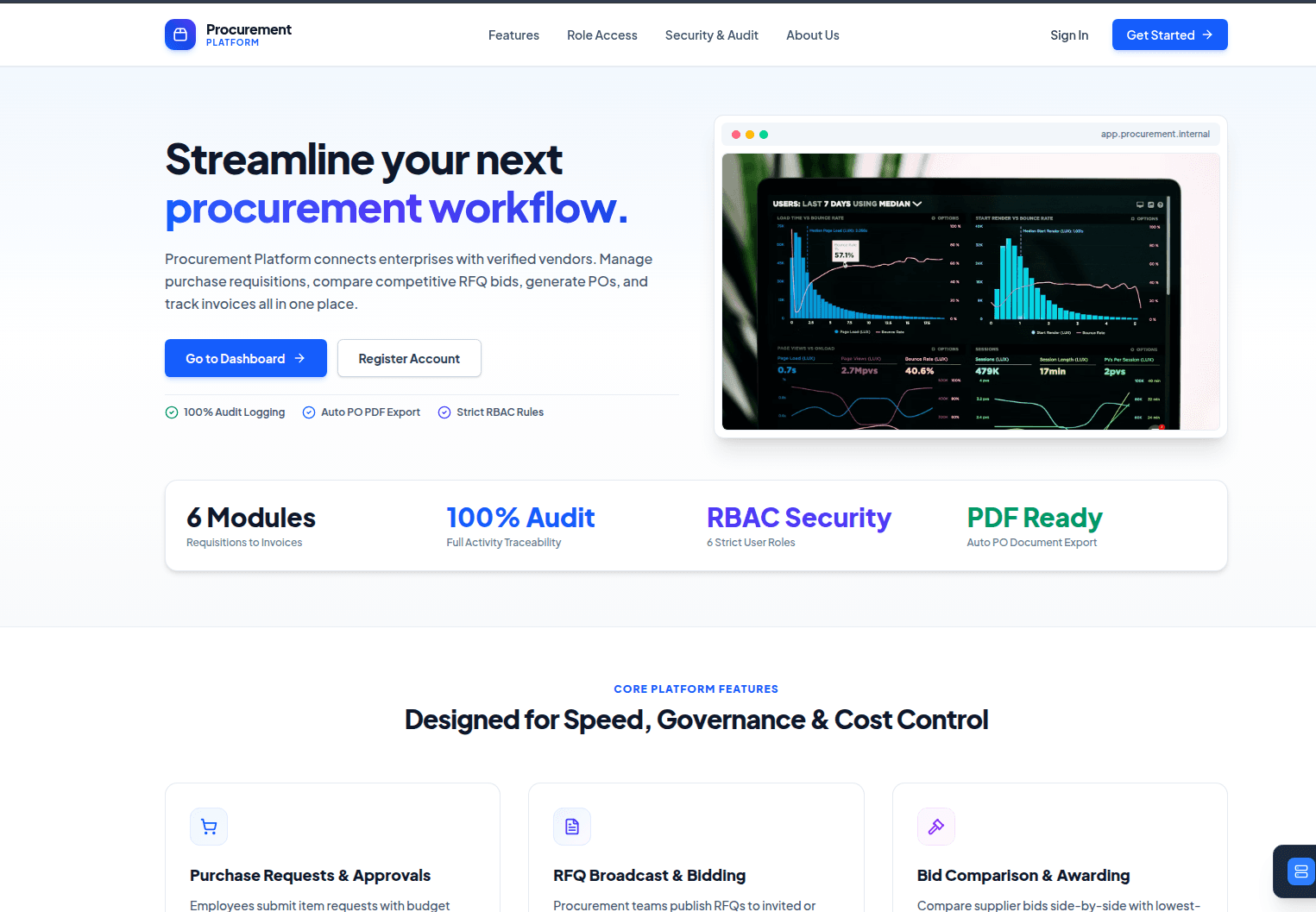 Enterprise Procurement Platform